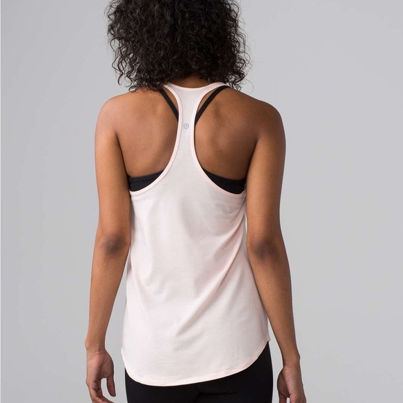 Lululemon Tech Mesh Racerback Tank – Blush Pink – Size 6 - Picture 3 of 6